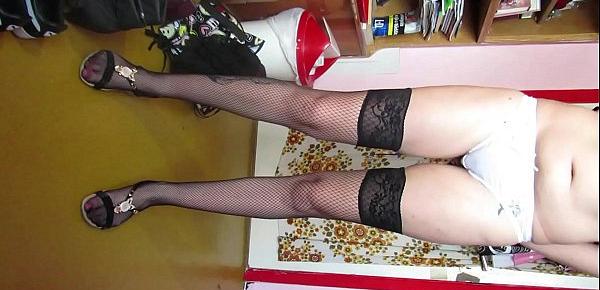  Leg Show Custom Video . Leg fetish , skirt ,shoes,stockings,foot.